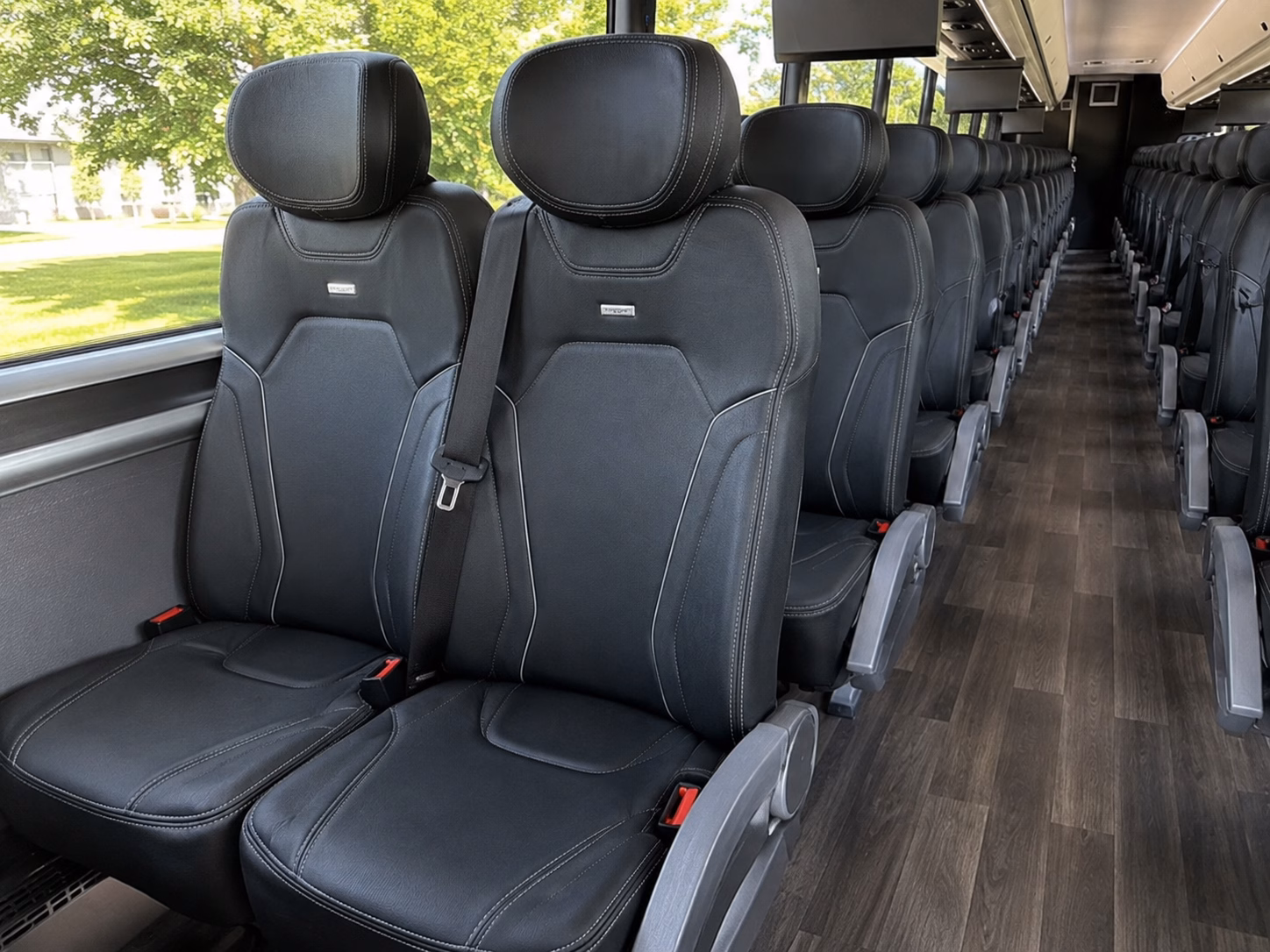 nampa charter bus services interior